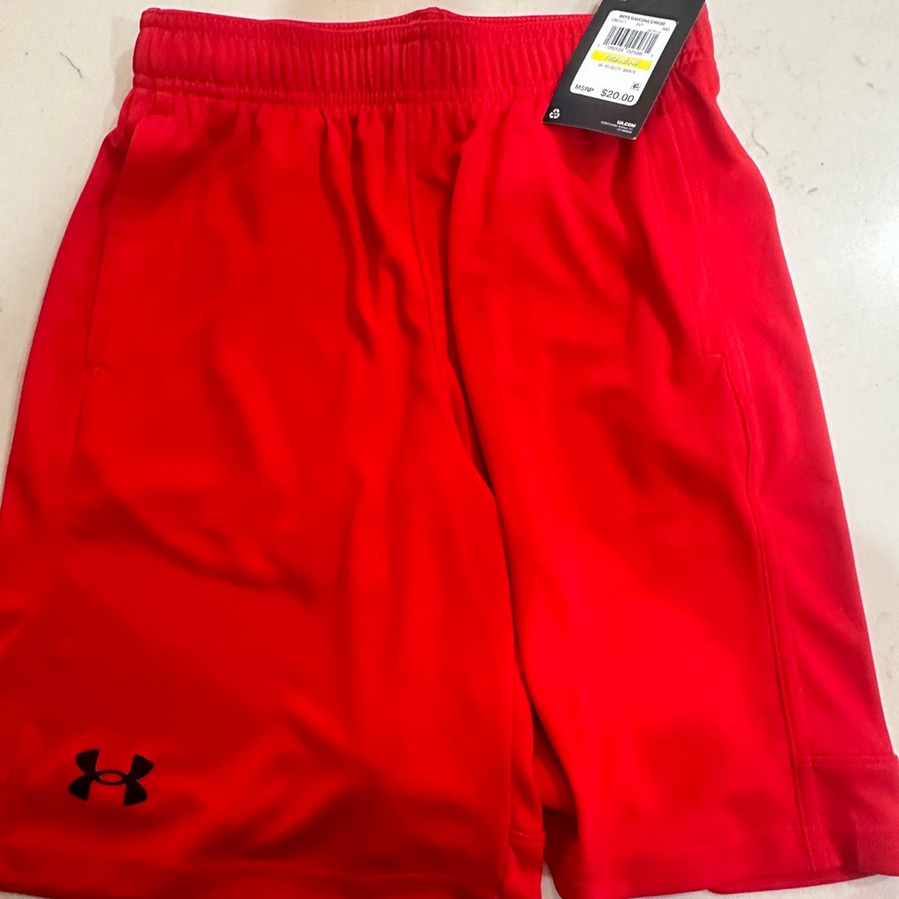 Boys Med. A Lot of 8 Nike and Under Armour Shorts -most new with or without tag